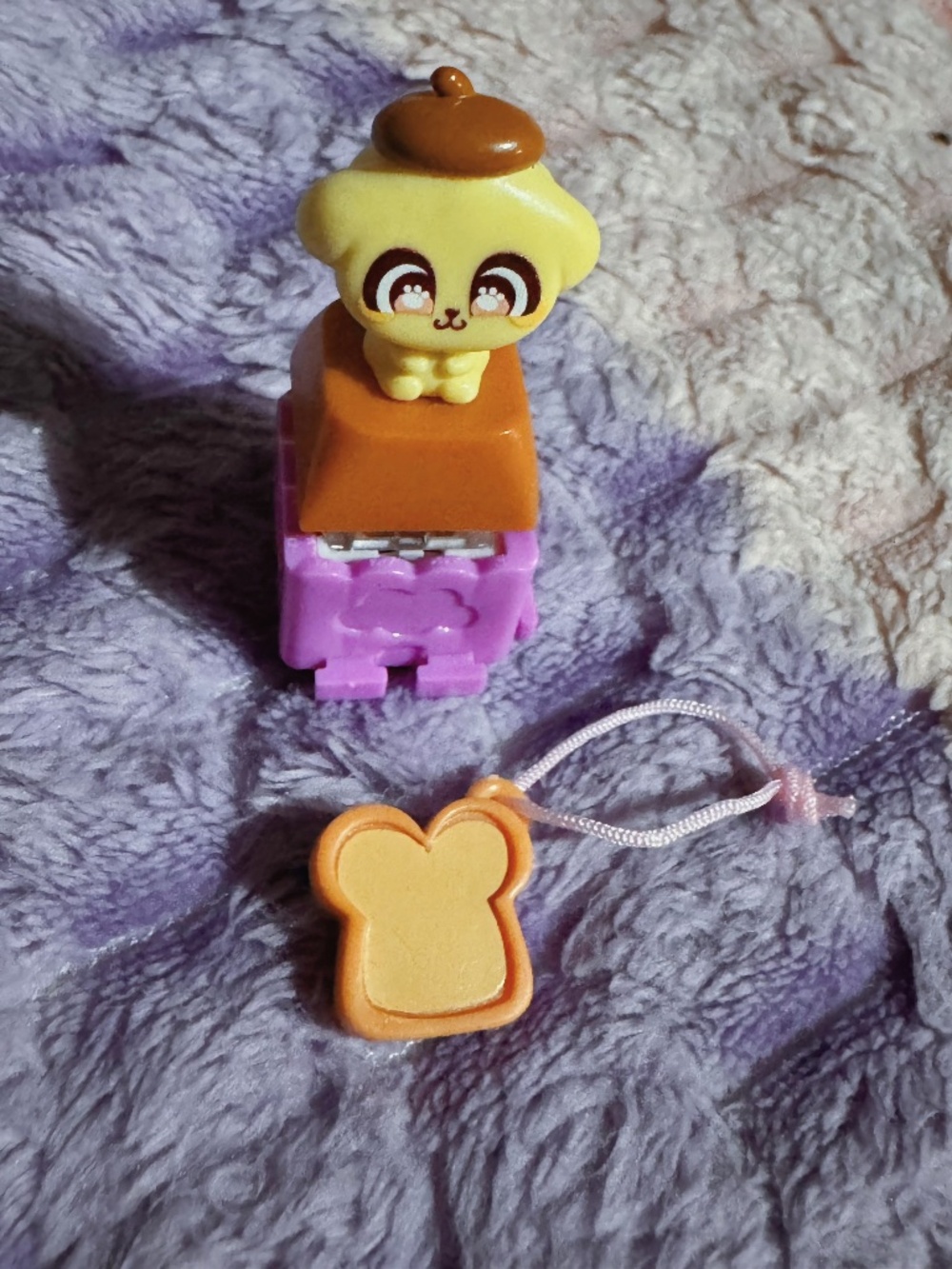 Clickeez Pompompurin Hello Kitty 3D Figure Keycap Blindbox Toy